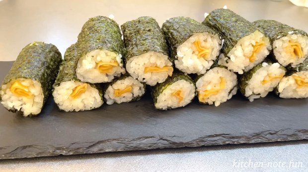 かんぴょう巻きの完成