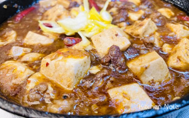 牛ステーキ肉で作る!麻婆豆腐の作り方・レシピ|スキレットで作れる料理